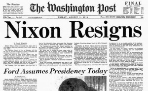  (Washington Post 9 de agosto de 1974) Foto Suministrada.