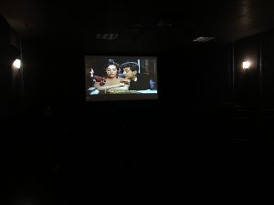 Presentación de la película ¡Ay, Carmela! en la sala de proyecciones de la Universidad de Puerto Rico en Arecibo